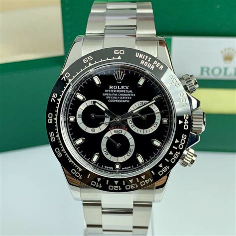 rolex daytona black dial|Altro.